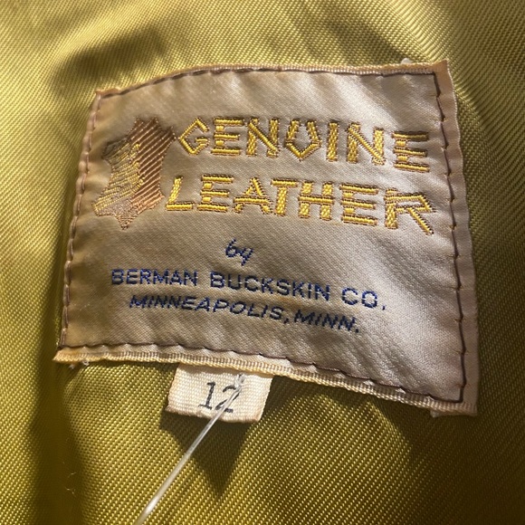 Berman Buckskin Vintage leather jacket - Picture 1 of 6